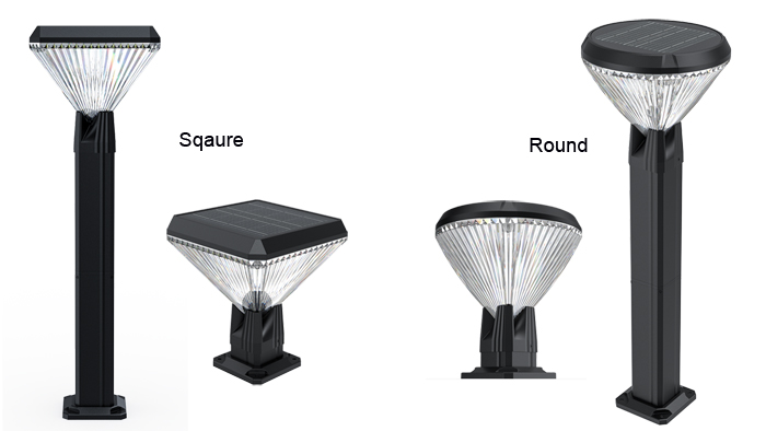 SunC Solar Diamond Lawn Light